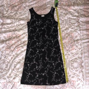 Vintage Black Floral Dress